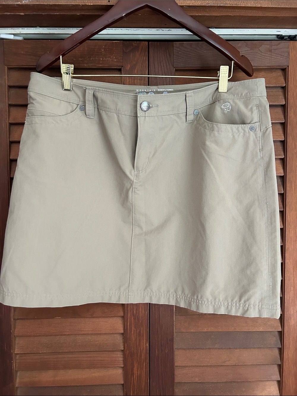 Mountain Khakis Khaki/Tan Casual Skirt